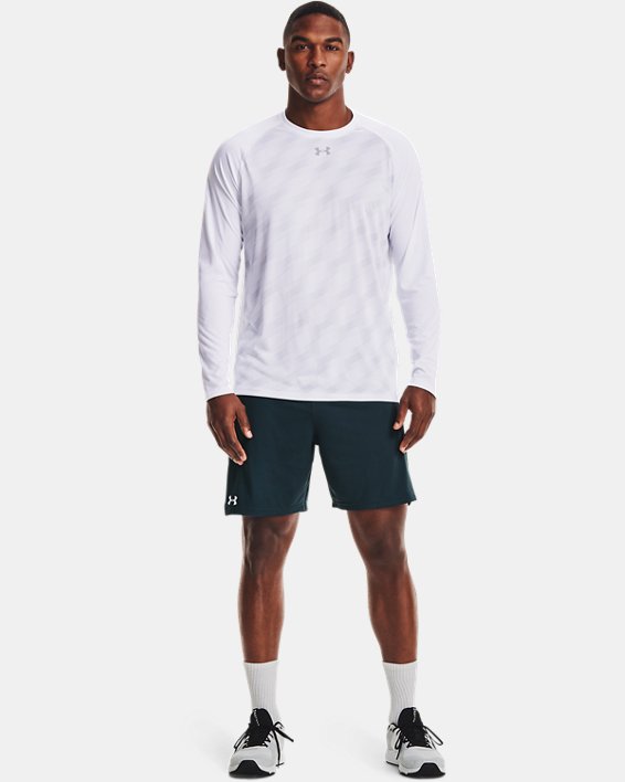 Men's UA Locker 7" Pocketed Shorts, Gray, pdpMainDesktop image number 2